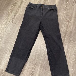 Lauren Ralph Lauren Black Straight Leg Jeans